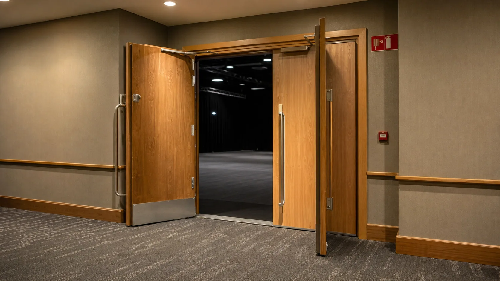 Conference Hall acoustic entry