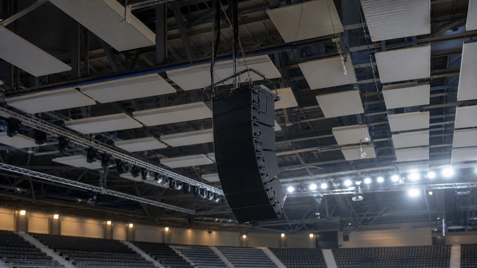 Gym Stadium public-address loudspeaker array